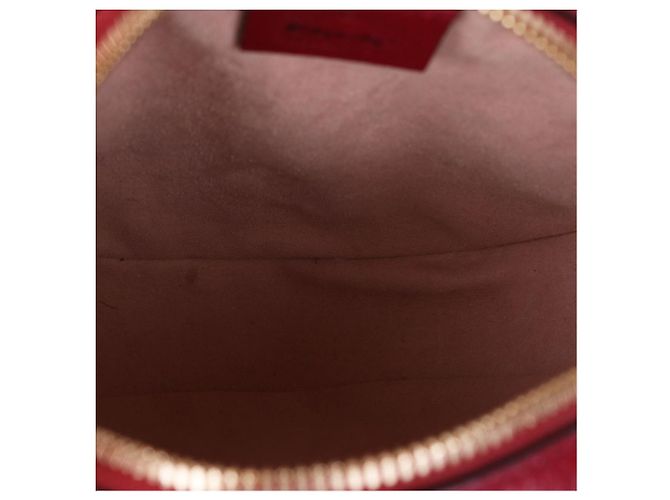 Gucci Borsa a tracolla Ophidia Round Mini Chain Rosso - vista 11