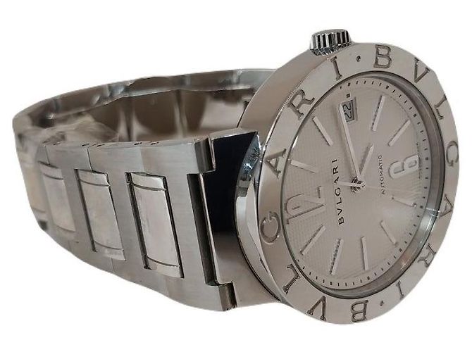 Bulgari Orologio Automatico BVLGARI in Acciaio per Uomo Lucido Marrone - vista 4
