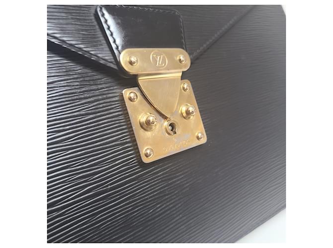 Louis Vuitton Valigetta Epée Serviette Consignee Black Nero - vista 10