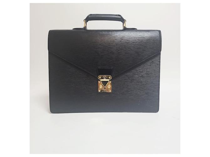 Louis Vuitton Valigetta Epée Serviette Consignee Black Nero - vista 2