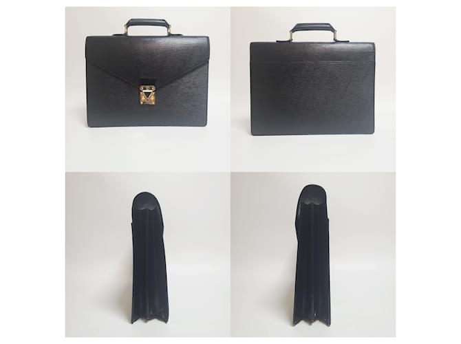 Louis Vuitton Valigetta Epée Serviette Consignee Black Nero - vista 3