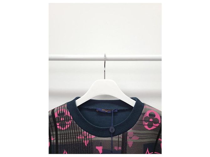 Louis Vuitton Sweatshirt aus Neopren-Jacquard mit Multi-Monogramm Mehrfarben - Ansicht 2