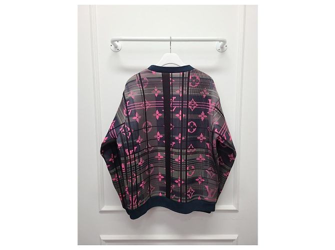 Louis Vuitton Sweatshirt aus Neopren-Jacquard mit Multi-Monogramm Mehrfarben - Ansicht 4