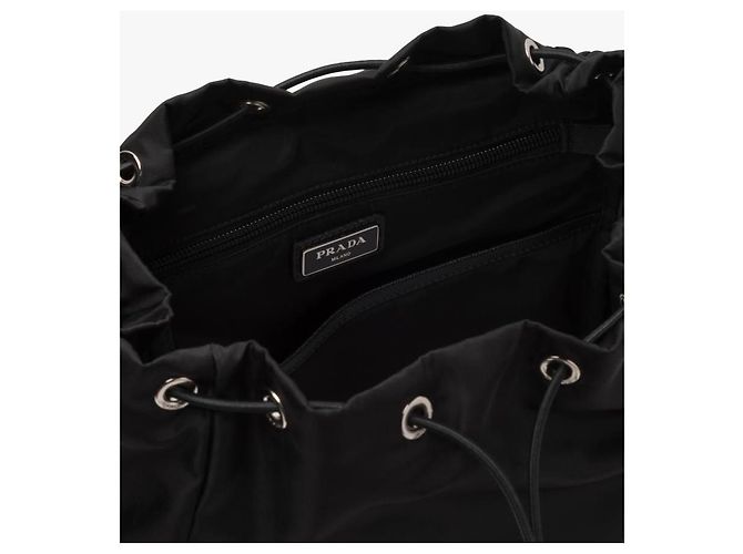 Prada Mochila de Re-Nylon e couro Saffiano - vista 16