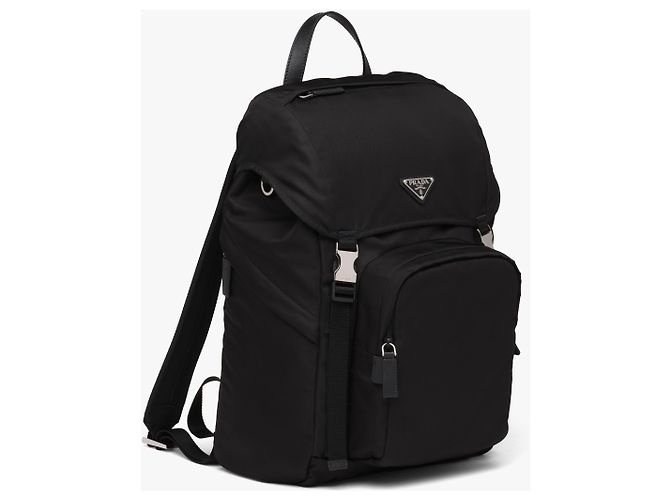 Prada Mochila de Re-Nylon e couro Saffiano - vista 4
