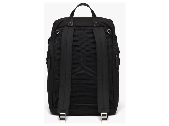 Prada Mochila de Re-Nylon e couro Saffiano - vista 5