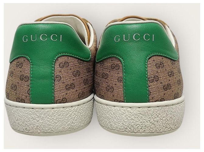 Gucci Sneakers Disney GG Supreme Mickey Mouse Ace Marrone - vista 7