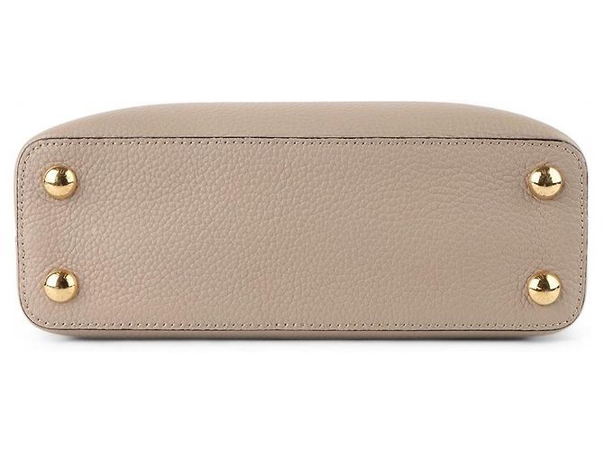 Louis Vuitton Borsa a tracolla mini Taurillon Capucines BB Marrone - vista 6