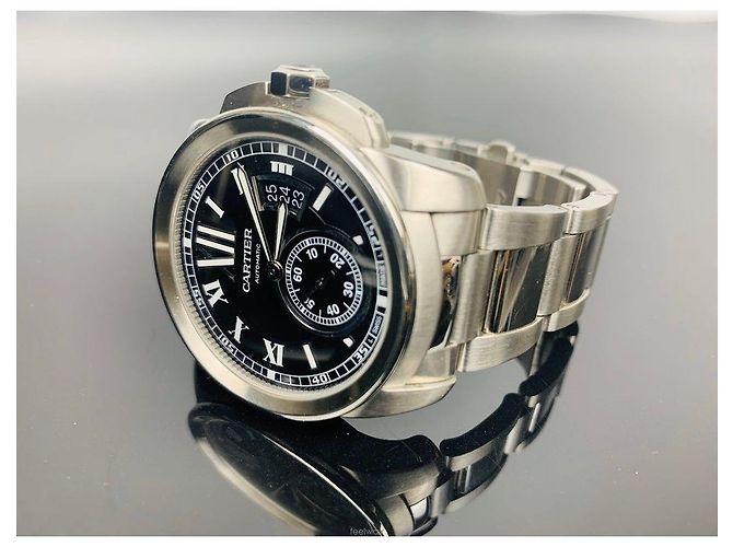 Cartier Relógio de aço para homem Calibre Multicor - vista 2