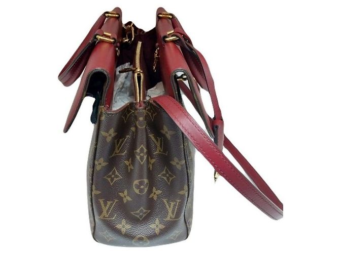 Louis Vuitton Borsa Tote Venus in tela monogramma marrone bordeaux, borsa a tracolla - vista 5