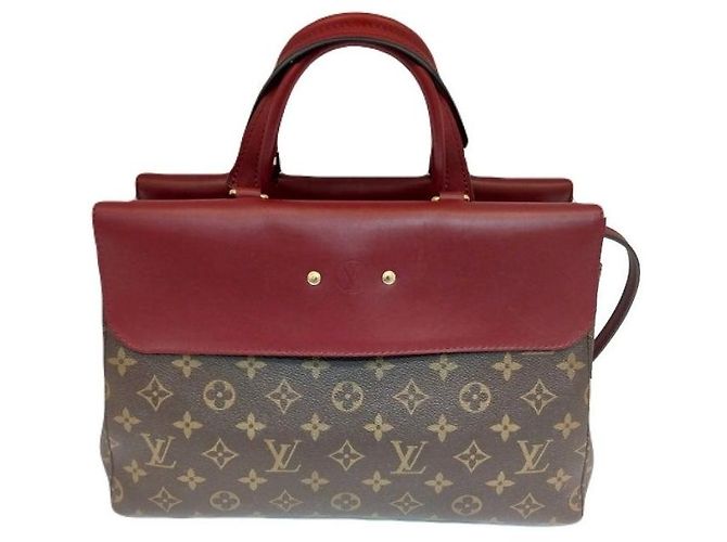 Louis Vuitton Borsa Tote Venus in tela monogramma marrone bordeaux, borsa a tracolla - vista 7
