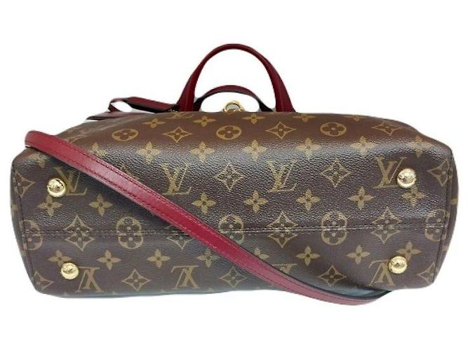 Louis Vuitton Borsa Tote Venus in tela monogramma marrone bordeaux, borsa a tracolla - vista 8