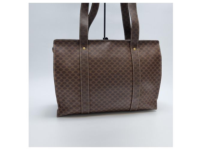 Céline Borsa Shopper Makar Dam Borsa a Spalla Unisex (Premium Joojae Bag) Marrone - vista 11
