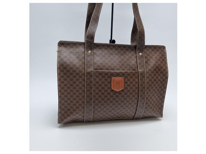 Céline Borsa Shopper Makar Dam Borsa a Spalla Unisex (Premium Joojae Bag) Marrone - vista 4
