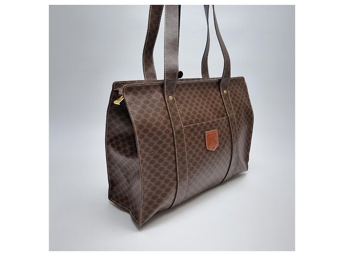 Céline Borsa Shopper Makar Dam Borsa a Spalla Unisex (Premium Joojae Bag) Marrone - vista 5