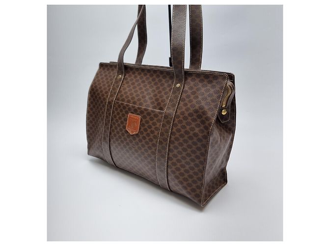 Céline Borsa Shopper Makar Dam Borsa a Spalla Unisex (Premium Joojae Bag) Marrone - vista 6