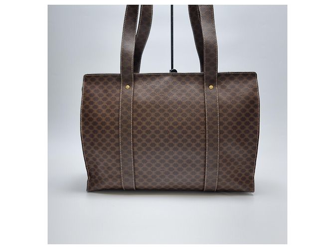 Céline Borsa Shopper Makar Dam Borsa a Spalla Unisex (Premium Joojae Bag) Marrone - vista 9