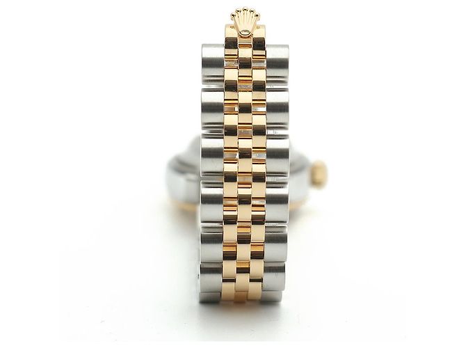 Rolex Datejust Combination Damenuhr Pyramid Ivory Roman Weiß - Ansicht 18