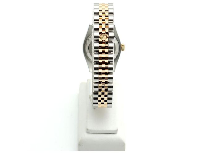 Rolex Datejust Combination Damenuhr Pyramid Ivory Roman Weiß - Ansicht 6