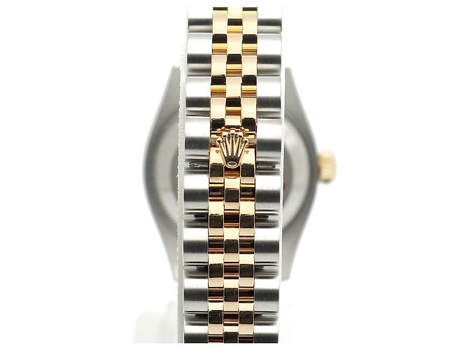 Rolex Datejust Combination Damenuhr Pyramid Ivory Roman Weiß - Ansicht 7