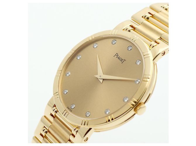 Piaget Altiplano Dancer Men's Gold Watch Medium Long Size Gold Diamond Quartz - view 10