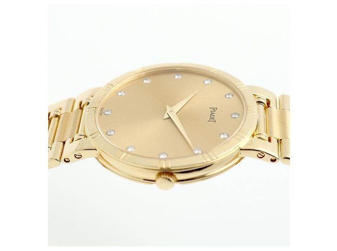 Piaget Altiplano Dancer Men's Gold Watch Medium Long Size Gold Diamond Quartz - view 12