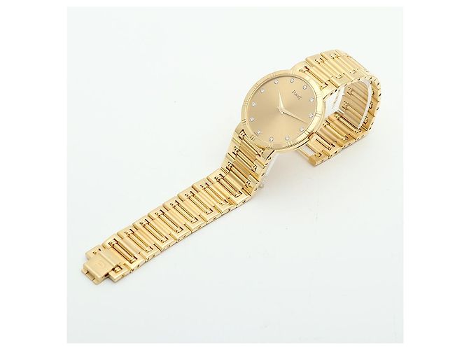 Piaget Altiplano Dancer Men's Gold Watch Medium Long Size Gold Diamond Quartz - view 14