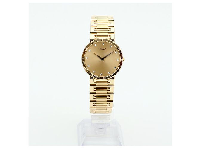 Piaget Altiplano Dancer Men's Gold Watch Medium Long Size Gold Diamond Quartz - view 3