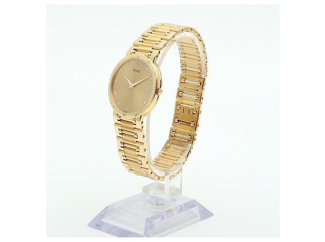 Piaget Altiplano Dancer Men's Gold Watch Medium Long Size Gold Diamond Quartz - view 4