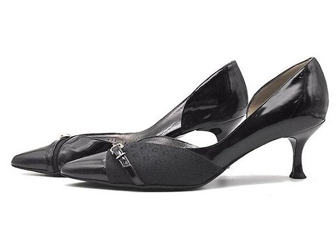 Salvatore Ferragamo Décolleté in vernice Gancini Nero - vista 3