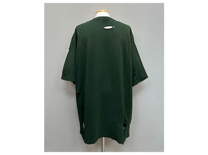 Balenciaga Caps T-Shirt aus Baumwolle mit Vintage-Logo Schwarz - Ansicht 3