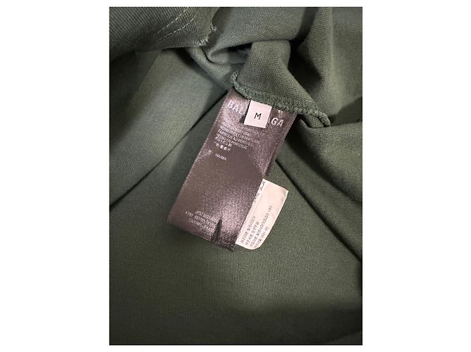 Balenciaga Caps T-Shirt aus Baumwolle mit Vintage-Logo Schwarz - Ansicht 6