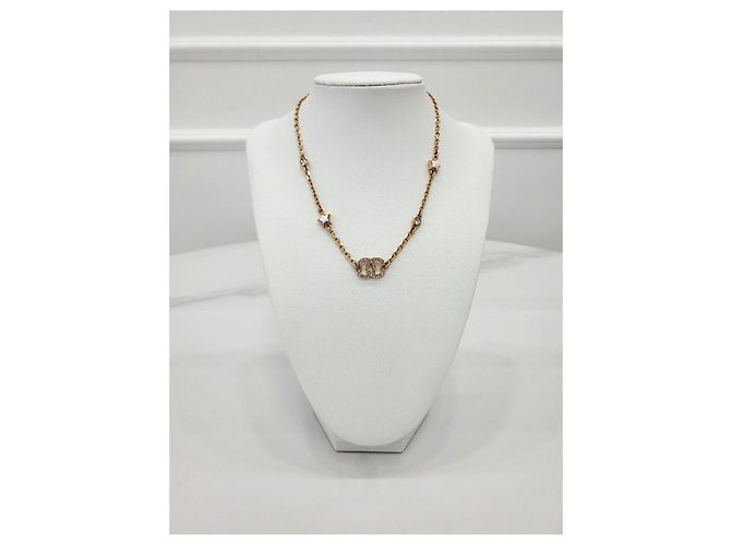 Chanel Collana Crystal Star con logo CC Nero - vista 2