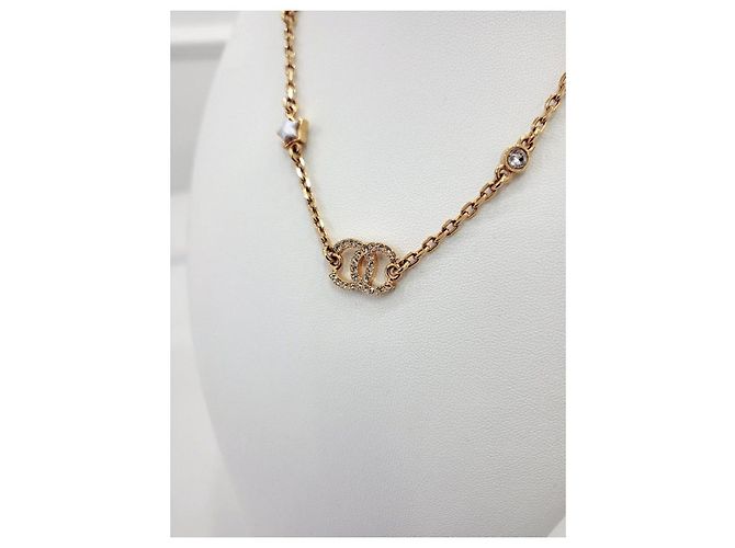 Chanel Collana Crystal Star con logo CC Nero - vista 3