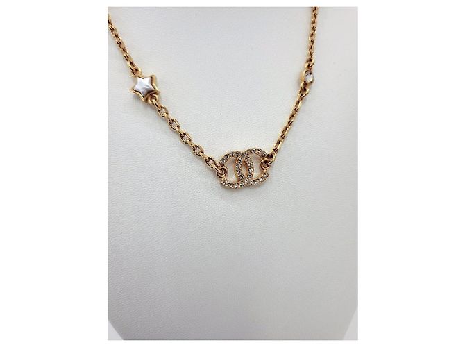 Chanel Collana Crystal Star con logo CC Nero - vista 6