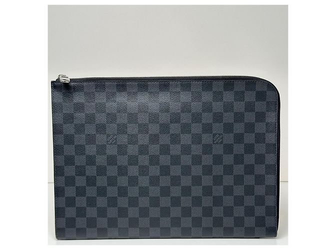 Louis Vuitton Pochette Damier Jour GM Men's Clutch Bag Multicolore - vista 2