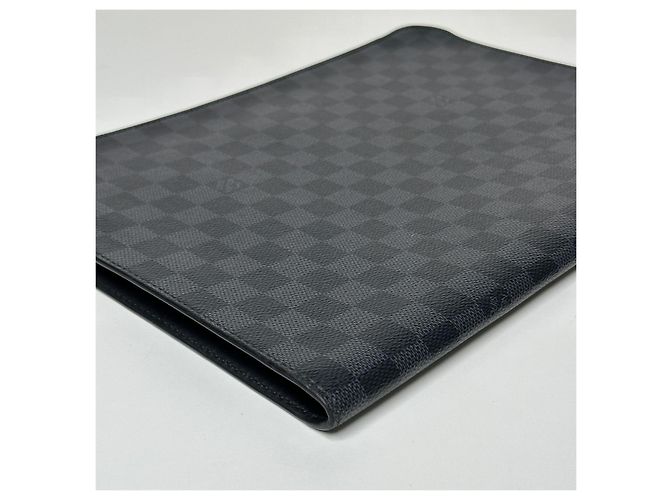 Louis Vuitton Pochette Damier Jour GM Men's Clutch Bag Multicolore - vista 3