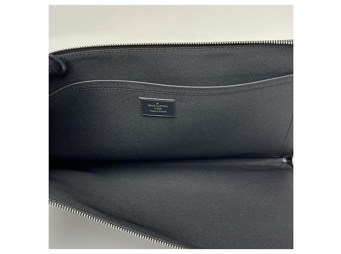 Louis Vuitton Pochette Damier Jour GM Men's Clutch Bag Multicolore - vista 5
