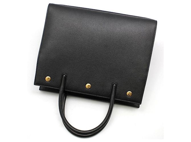 Burberry Piccola borsa a mano e a spalla in pelle nera Nero - vista 4
