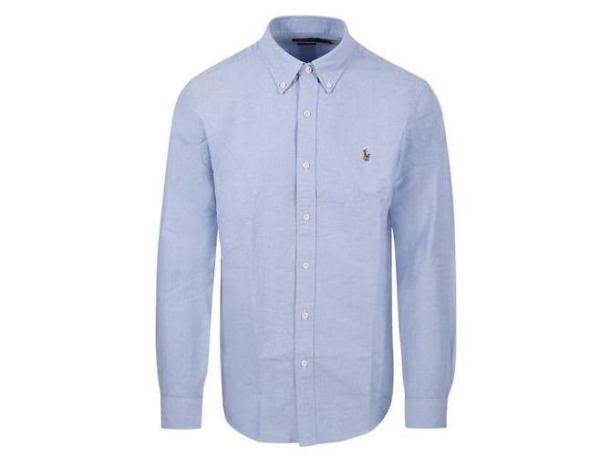 Camicia Oxford con logo Polo Ralph Lauren ricamato Blu - vista 2