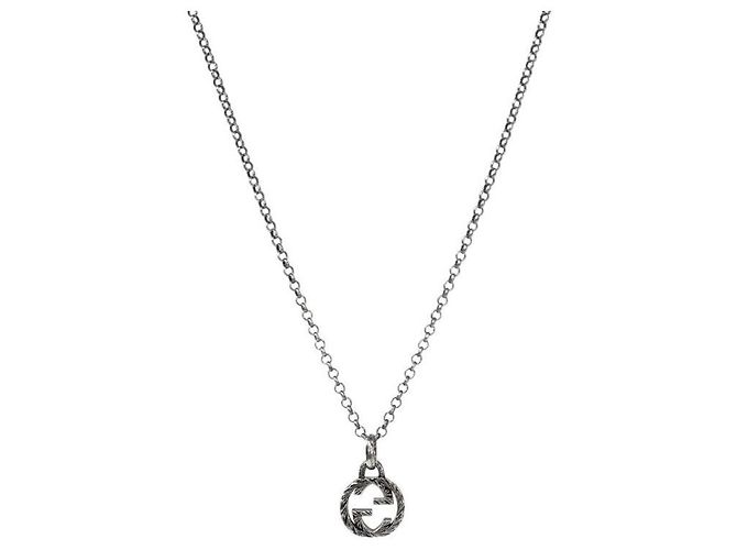 Gucci Collana a maglie argentate Argento - vista 2