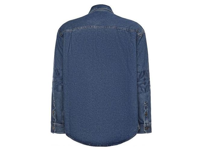 Loewe Anagram Denim Overshirt - vista 4