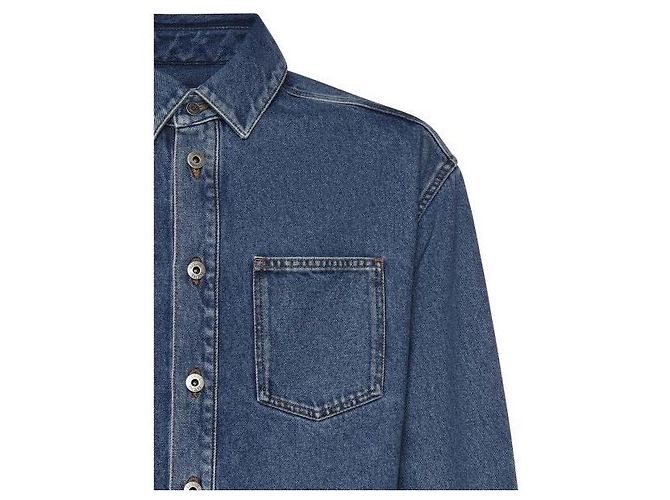 Loewe Anagram Denim Overshirt - vista 5