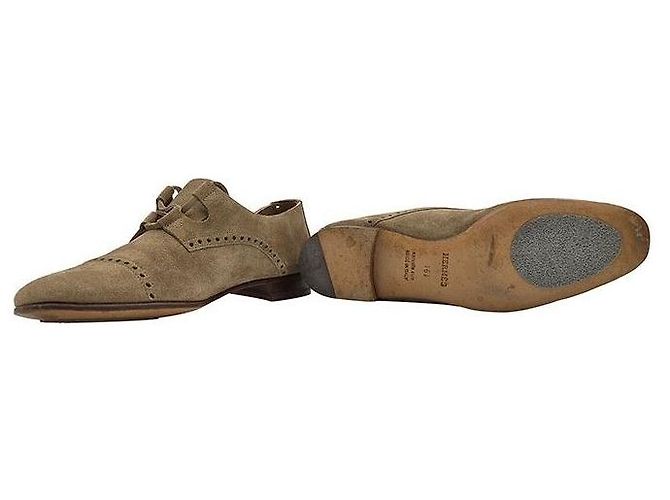 Hermès Wildlederschuhe Braun - Ansicht 5