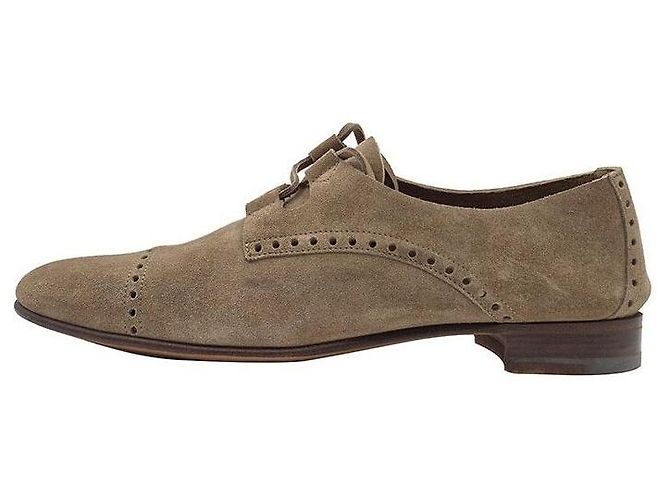 Hermès Wildlederschuhe Braun - Ansicht 6