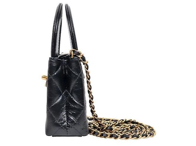 Chanel Borsa a tracolla Kelly Nano nera Nero - vista 2