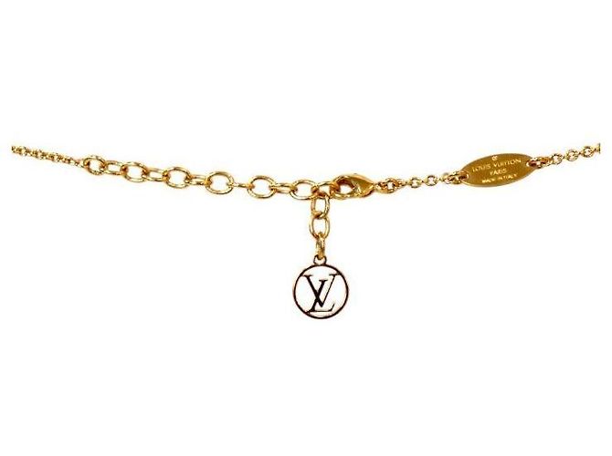 Louis Vuitton Collar Essential en Oro Dorado - vista 3