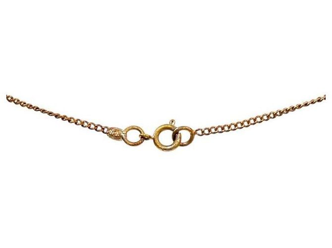Chanel Collar CC Rosa y Oro - vista 4