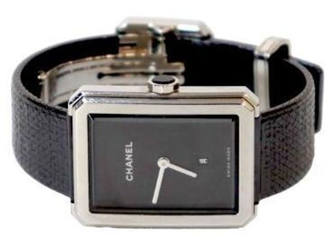 Chanel Medium Boyfriend Quarzuhr Schwarz - Ansicht 2