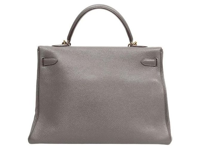 Hermès Kelly Square Stamp Castaño - vista 3